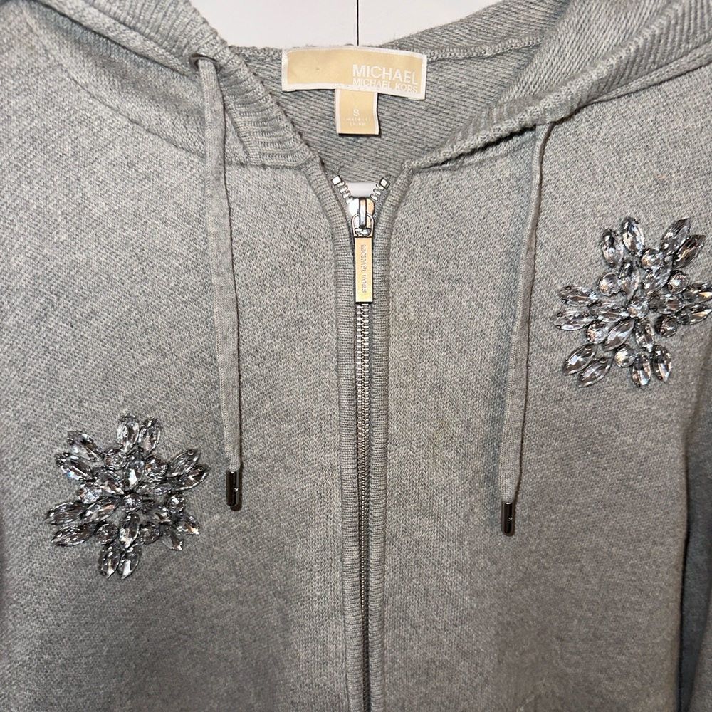Michael Kors Rhinestone Used Hoodie RARE